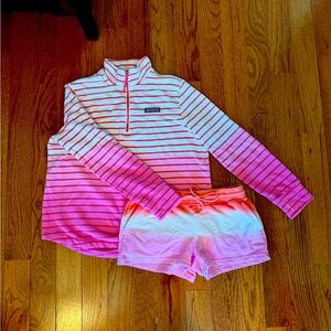 Vineyard Vines Shep Shirt (S) and shorts (XS) Set
